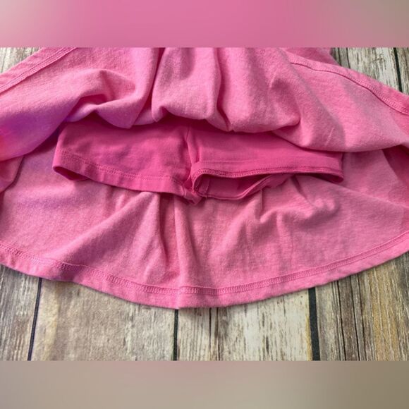 Kids Pink Drawstring Skort - Picture 3 of 3